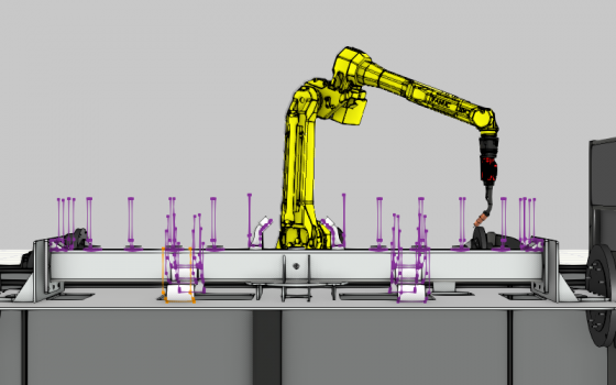 Fanuc 10 Axis Weld Cell On-Site Implementation